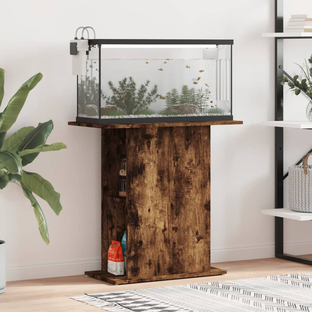 Aquariumständer Räuchereiche 75x36 cm