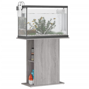 Aquariumständer Grau Sonoma 75x36 cm