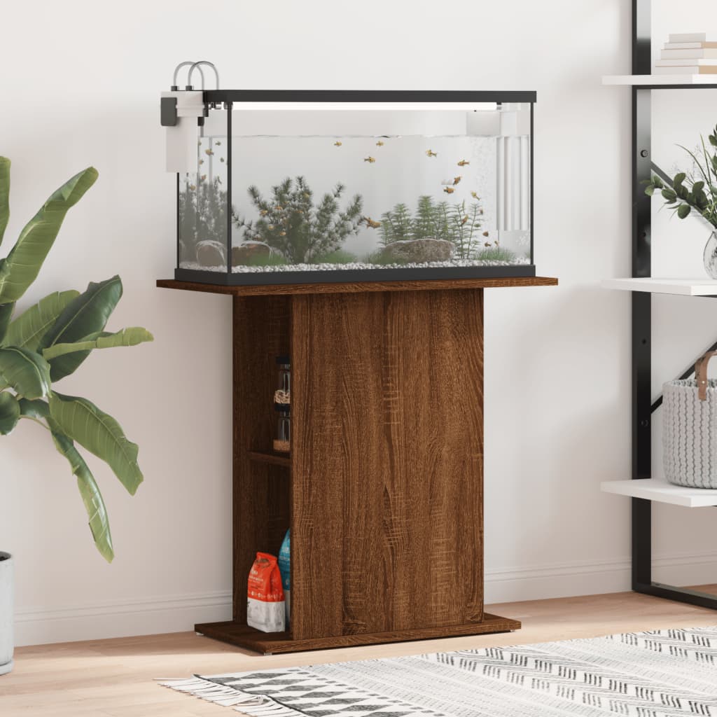 Aquariumständer Braun Eichen-Optik 75x36x72,5 cm