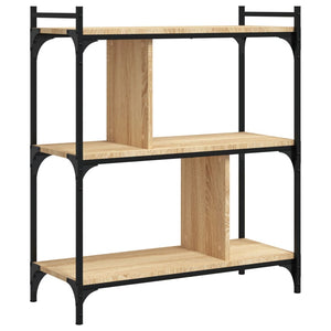 Bücherregal Sonoma Eiche 3 Böden 76x88 cm