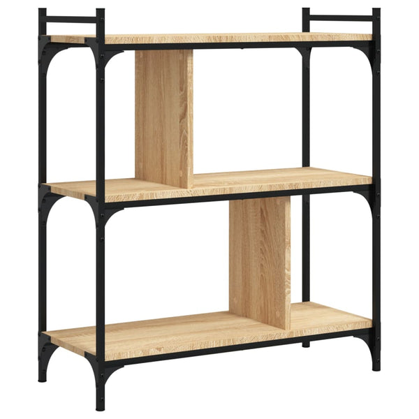 Bücherregal Sonoma Eiche 3 Böden 76x88 cm