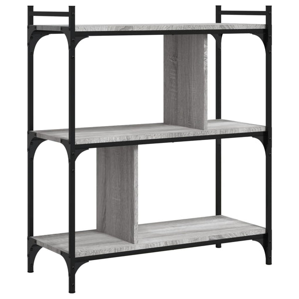 Bücherregal Grau Sonoma 76x32x88 cm