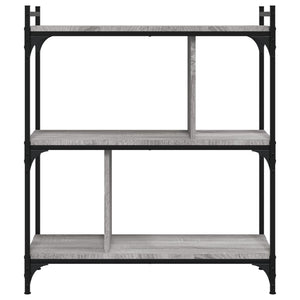 Bücherregal Grau Sonoma 76x32x88 cm