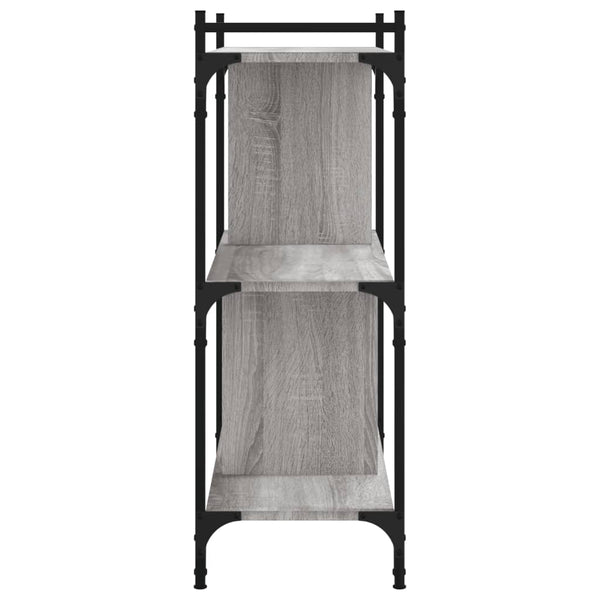 Bücherregal Grau Sonoma 76x32x88 cm