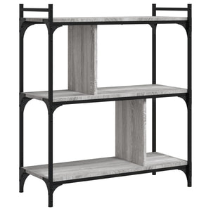 Bücherregal Grau Sonoma 76x32x88 cm