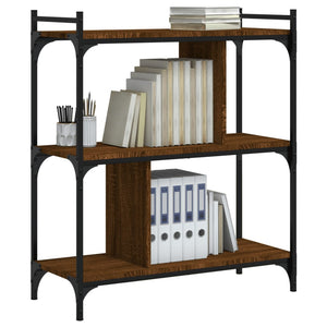 Bücherregal Braun Eichen-Optik 76x88cm