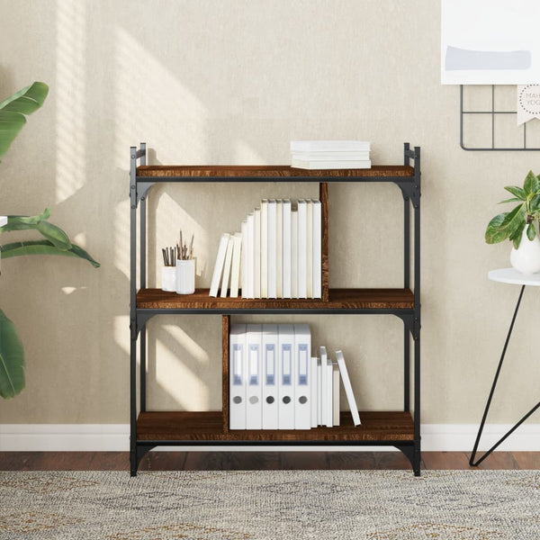 Bücherregal Braun Eichen-Optik 76x88cm