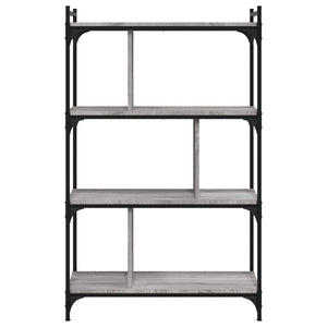 Bücherregal Grau Sonoma 76x32x123 cm