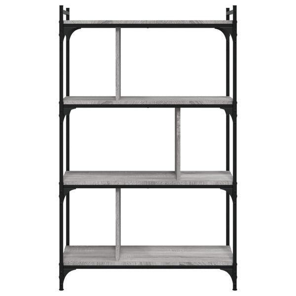 Bücherregal Grau Sonoma 76x32x123 cm