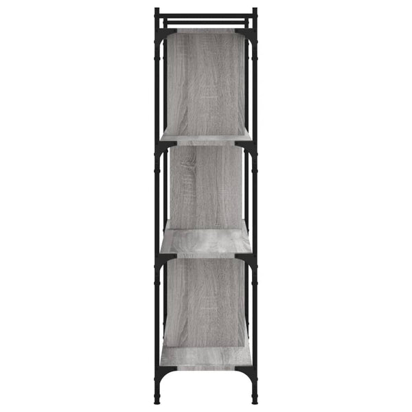 Bücherregal Grau Sonoma 76x32x123 cm