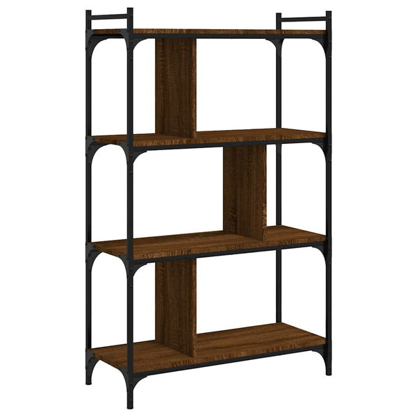 Bücherregal Braun Eiche-Optik mit 4 Böden