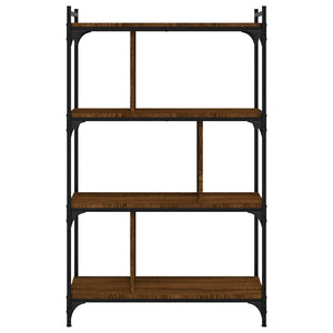 Bücherregal Braun Eiche-Optik mit 4 Böden