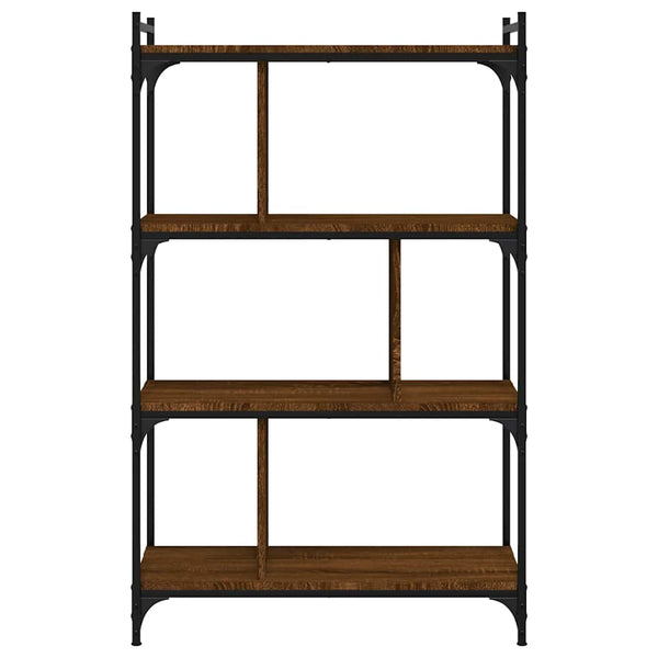 Bücherregal Braun Eiche-Optik mit 4 Böden