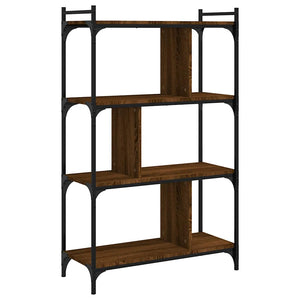 Bücherregal Braun Eiche-Optik mit 4 Böden
