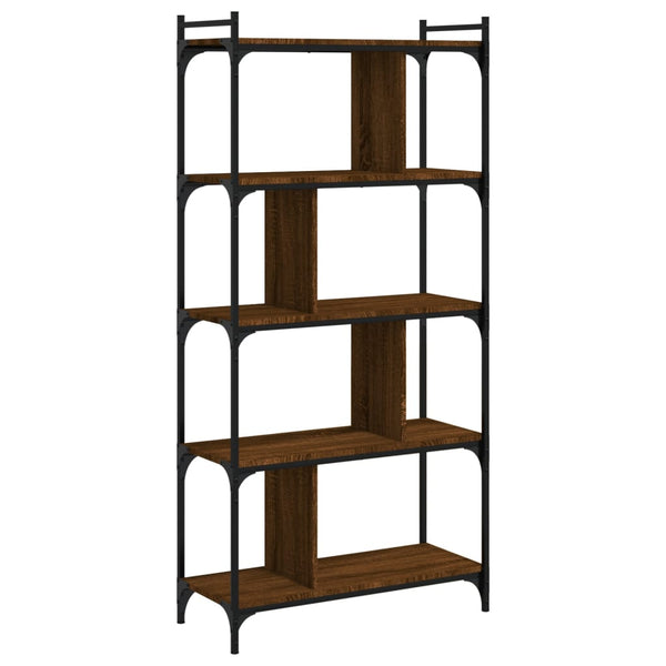 Bücherregal Braun Eiche-Optik 5 Böden