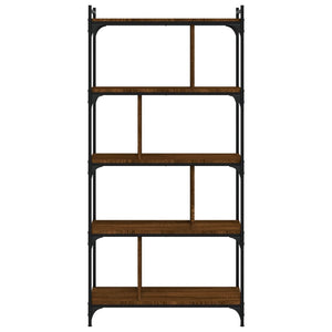 Bücherregal Braun Eiche-Optik 5 Böden