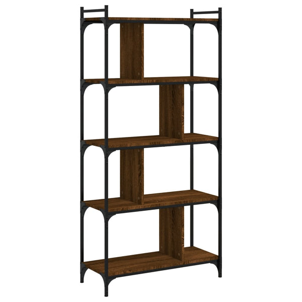 Bücherregal Braun Eiche-Optik 5 Böden