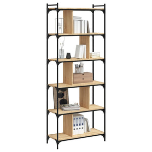 Bücherregal Sonoma-Eiche 76x32x192 cm