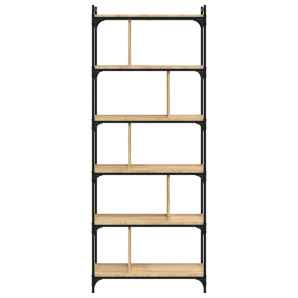 Bücherregal Sonoma-Eiche 76x32x192 cm
