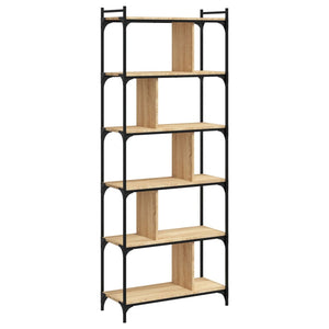 Bücherregal Sonoma-Eiche 76x32x192 cm