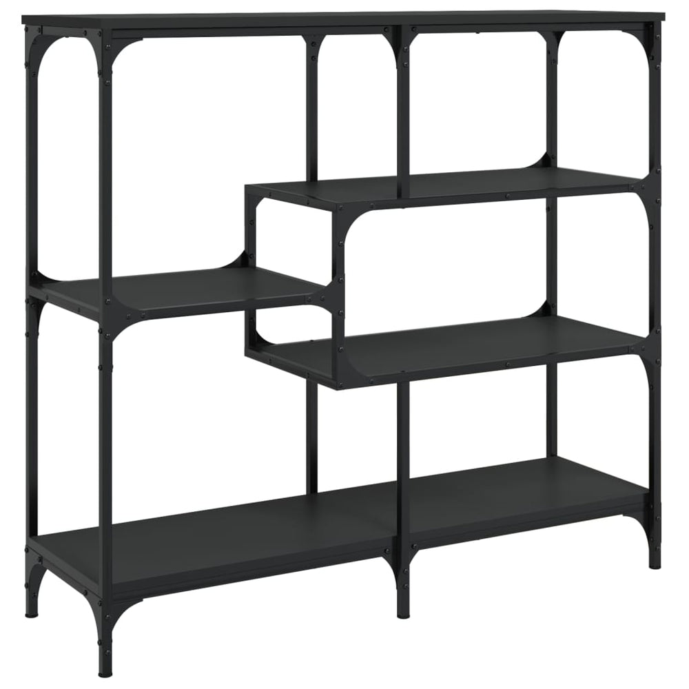 vidaXL Console Noir 103x32x95 cm Bois d'ingénierie