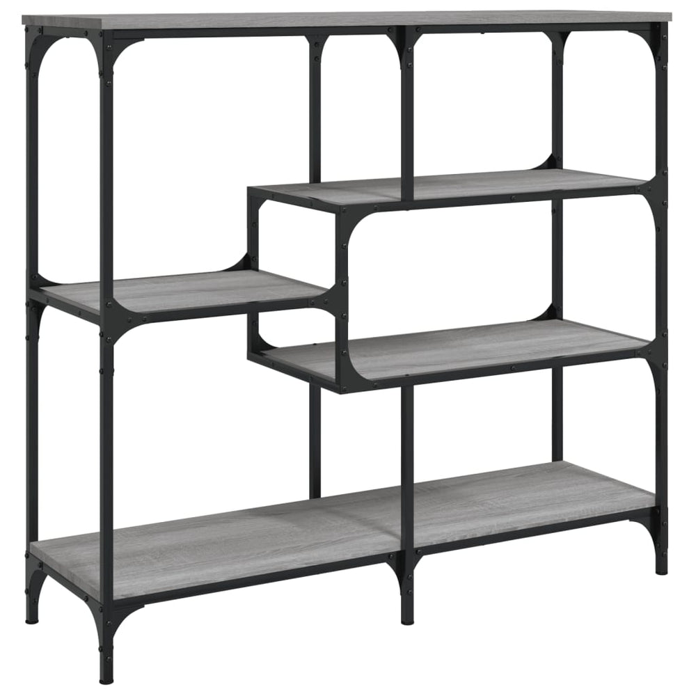 vidaXL Console Table Gris Sonoma 103x32x95 cm Aggloméré