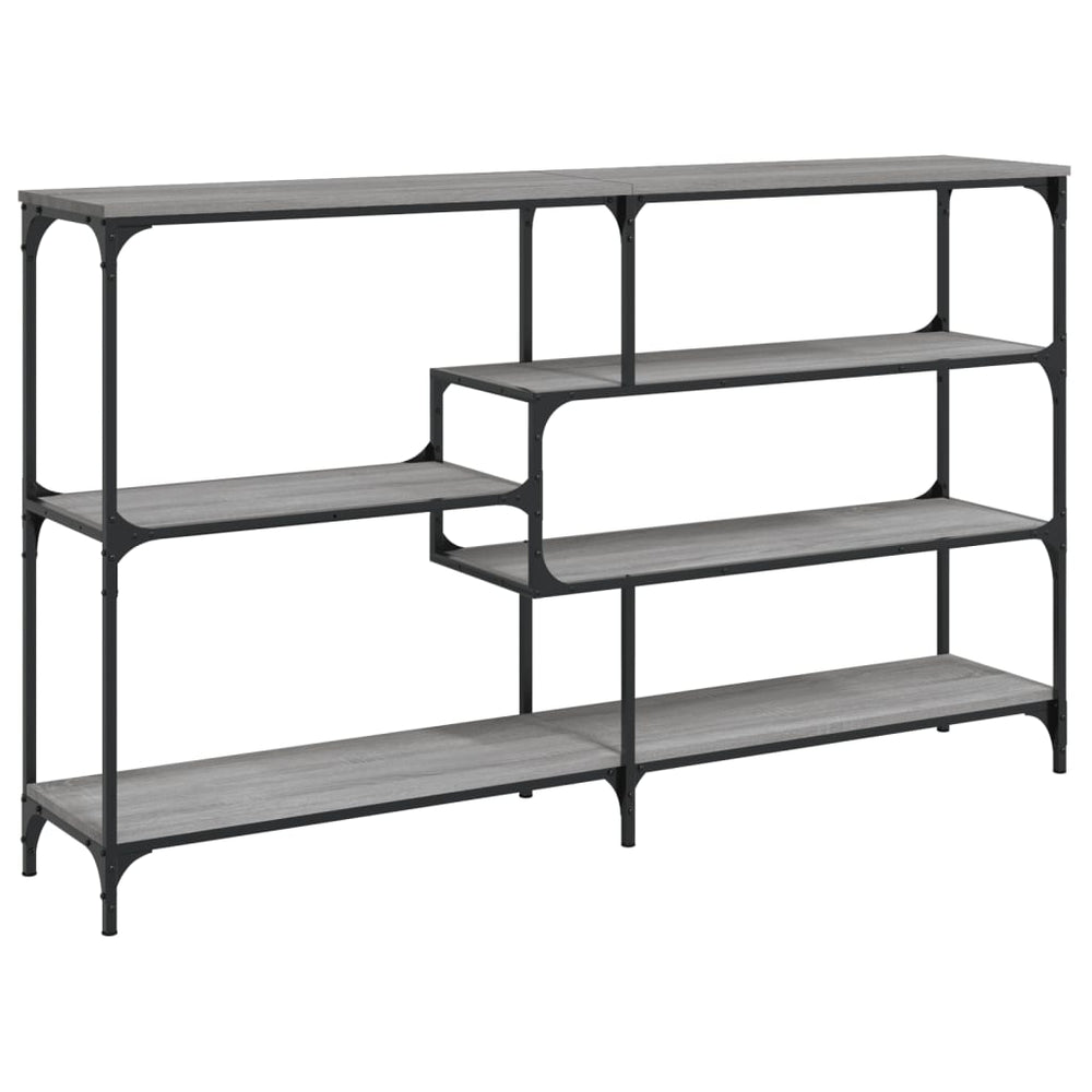 vidaXL Table console gris sonoma 160x32x95 cm Aggloméré