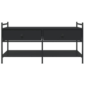 Schwarzer Couchtisch 99x50 cm