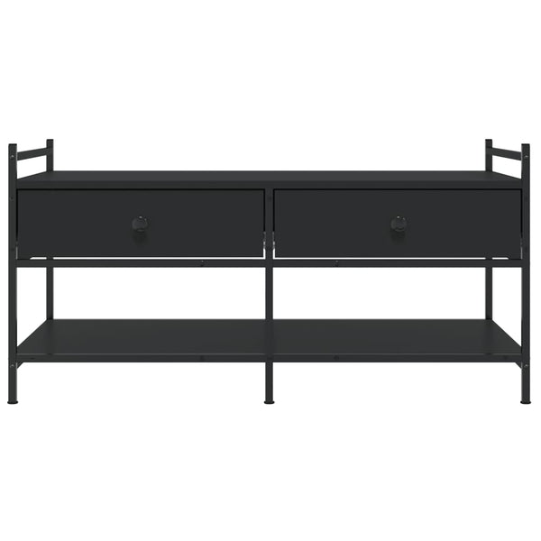Schwarzer Couchtisch 99x50 cm