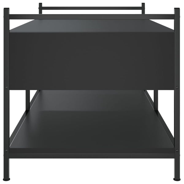 Schwarzer Couchtisch 99x50 cm