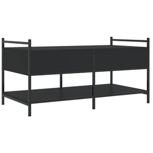 Schwarzer Couchtisch 99x50 cm