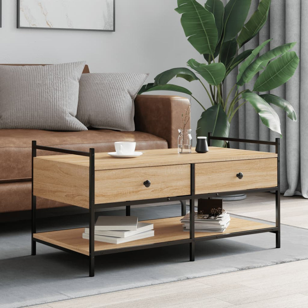 Sonoma Eiche Couchtisch 99x50 cm