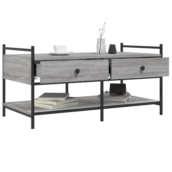 Couchtisch Grau Sonoma 99x50 cm
