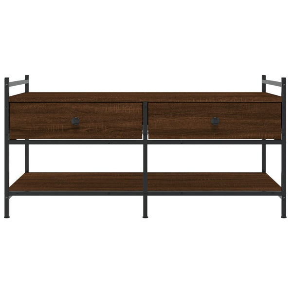 Couchtisch Braun Eichenoptik 99x50 cm