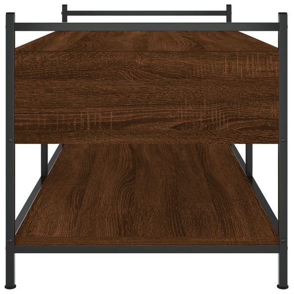 Couchtisch Braun Eichenoptik 99x50 cm