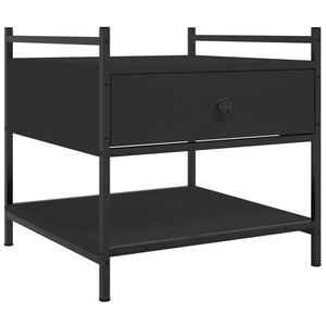 Schwarzer Couchtisch 50x50 cm