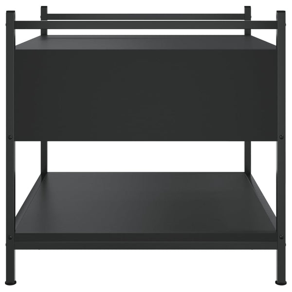 Schwarzer Couchtisch 50x50 cm