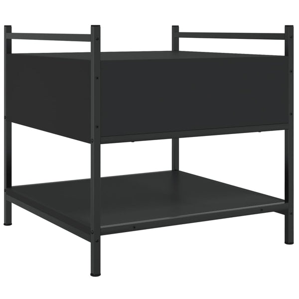 Schwarzer Couchtisch 50x50 cm