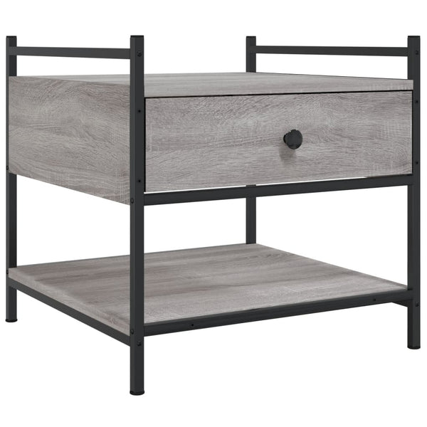 Grauer Couchtisch Sonoma 50x50 cm