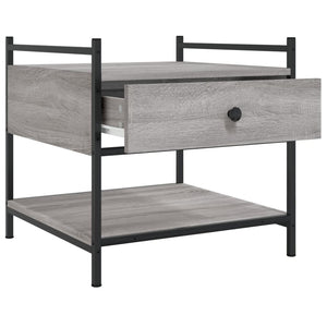 Grauer Couchtisch Sonoma 50x50 cm