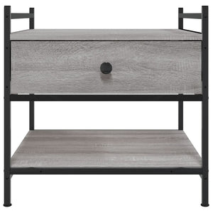 Grauer Couchtisch Sonoma 50x50 cm