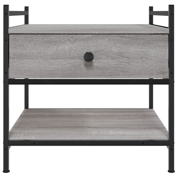 Grauer Couchtisch Sonoma 50x50 cm
