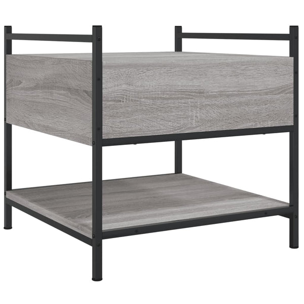 Grauer Couchtisch Sonoma 50x50 cm