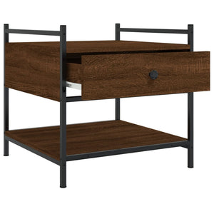 Couchtisch Braun Eichenoptik 50x50 cm