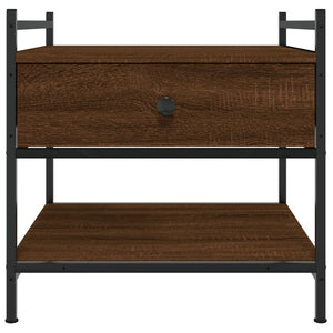 Couchtisch Braun Eichenoptik 50x50 cm