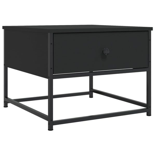 Schwarzer Couchtisch 51x51 cm