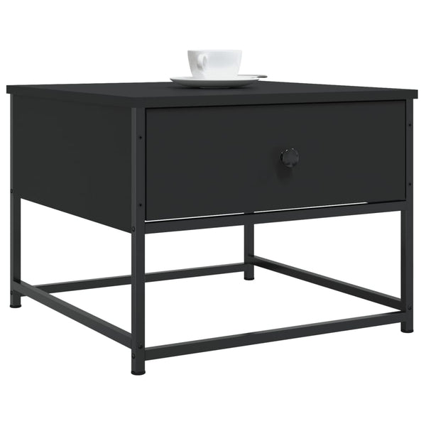 Schwarzer Couchtisch 51x51 cm