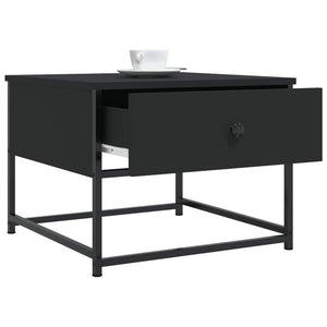 Schwarzer Couchtisch 51x51 cm
