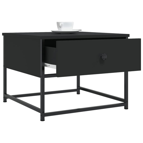 Schwarzer Couchtisch 51x51 cm