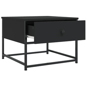 Schwarzer Couchtisch 51x51 cm